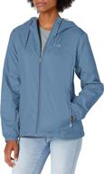 calvin klein womens front windbreaker women's clothing ~ coats, jackets & vests logo