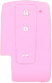 img 3 attached to 🔑 SEGADEN Silicone Cover Protector Case Skin Sleeve for TOYOTA 3 Button Smart Remote Key Fob CV2414 - Pink