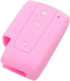 img 4 attached to 🔑 SEGADEN Silicone Cover Protector Case Skin Sleeve for TOYOTA 3 Button Smart Remote Key Fob CV2414 - Pink