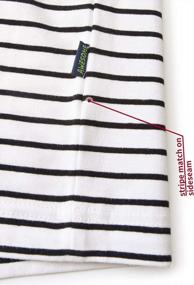 img 2 attached to Zengjo Mens Striped T Shirt Short/Long Sleeve Crewneck Tee