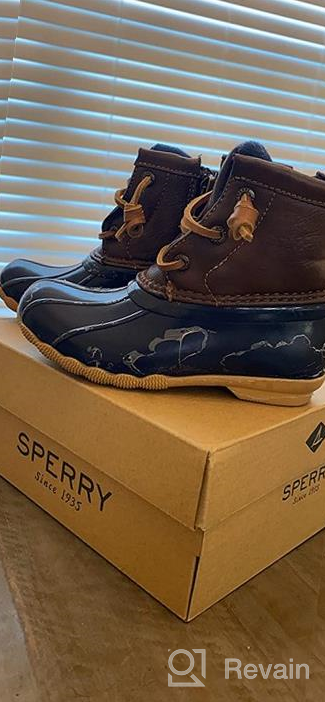 img 1 attached to 👢 Sperry Saltwater Rain Boot for Kids (Little Kid/Big Kid) review by James Lozoya