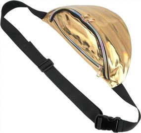 img 3 attached to Ayliss Hologram Laser Fanny Pack: Stylish Sport Running Bag For Women/Men