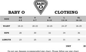 img 1 attached to 🌸 BabyO GIRLS Ultra Lightweight Denim Girls' Clothing: Stylish Skirts & Skorts for Little Fashionistas