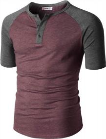 img 3 attached to H2H Henley Short Sleeve Buttoned Men's Apparel