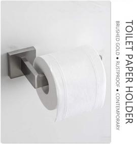 img 2 attached to Upgrade Your Bathroom With VELIMAX Premium SUS304 Stainless Steel Toilet Paper Holder - Wall Mounted And Stylishly Brushed For Easy Use