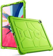 ultimate protection for ipad pro 12.9 inch (2018) with poetic turtleskin series silicone case in green logo