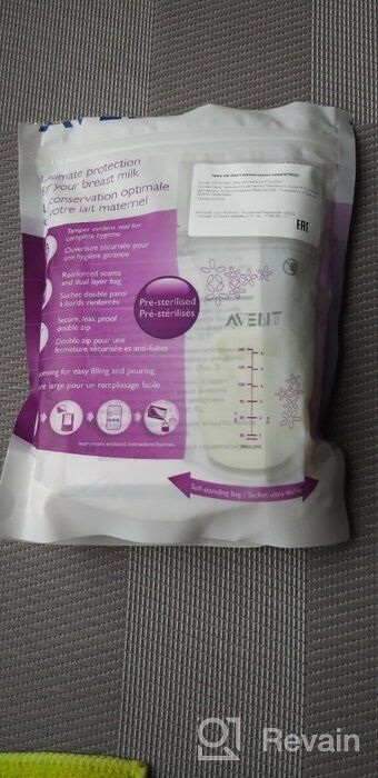 img 2 attached to 🍼 Philips Avent Breastmilk Storage Bags, Transparent, 6 oz, 50-Pack review by Agata Gobiowska ᠌
