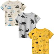 deekey toddler graphic t shirts dinosaur boys' clothing : tops, tees & shirts logo