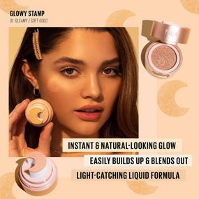 img 3 attached to Kaja Gleamy Glowy Stamp Highlighter - Vegan, Cruelty-Free, And Paraben-Free Blendable Liquid Highlighter For Radiant Skin - K-Beauty Must-Have
