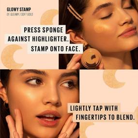 img 2 attached to Kaja Gleamy Glowy Stamp Highlighter - Vegan, Cruelty-Free, And Paraben-Free Blendable Liquid Highlighter For Radiant Skin - K-Beauty Must-Have