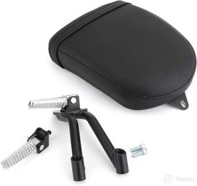 img 4 attached to Honda Rebel 2017-2020 CMX 300 CMX 500 Rear Passenger Seat & Foot Pegs Kit by Bruce & Shark