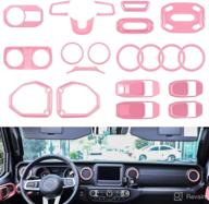bonbo 21pcs car interior accessories-air conditioning vent &amp logo
