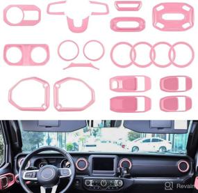 img 4 attached to Bonbo 21PCS Car Interior Accessories-Air Conditioning Vent &Amp