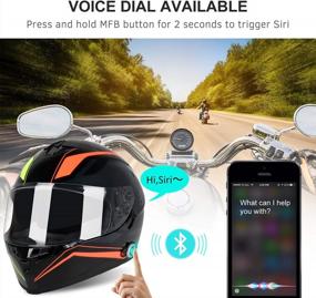 img 1 attached to FreedConn BM12 Bluetooth Motorcycle Helmet - Full Face DOT Certified Helmet With Integrated Intercom, Dual Visor, FM Radio, MP3, Voice Dial, And Pairing For 2-3 Riders - Multi-Color XXL Size