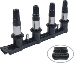 img 4 attached to TEKKOAUTO Ignition Coil Pack for GM Original Equipment Chevy Sonic, Cruze, Aveo, Aveo5, Trax, Pontiac G3 Wave 1.6 1.8 - 2009-2018 1.8L | 55561655 25186687