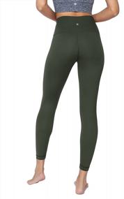 img 1 attached to Ultimate Comfort And Style: Yogalicious Lux High Waist Leggings With Ankle Length And No Elastic Waistband