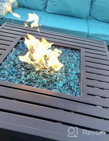 img 5 attached to Cashew-Colored 1/2-Inch Reflective Fire Glass: Add Sparkle To Your Fireplace And Landscaping!