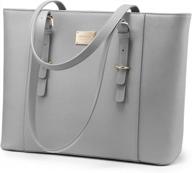 stylish and spacious laptop tote bag for women - perfect for work and play! logo