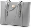 stylish and spacious laptop tote bag for women - perfect for work and play! logo