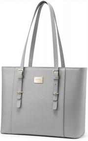 img 3 attached to Stylish And Spacious Laptop Tote Bag For Women - Perfect For Work And Play!