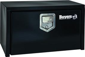 img 4 attached to 🔒 Black Steel Underbody Truck Box by Buyers Products with Paddle Latch - 18 x 18 x 24 Inch