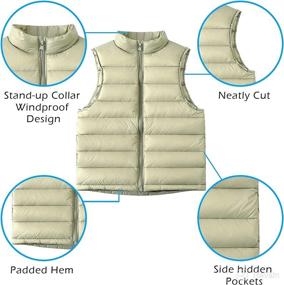 img 3 attached to Sleeveless Outerwear Breathable Waterproof Lightweight Apparel & Accessories Baby Boys best on Clothing