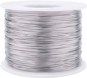 img 4 attached to Versatile BENECREAT 24 Gauge 304 Stainless Steel Wire - Perfect For Jewelry Making, Sculpture Frames, And More!