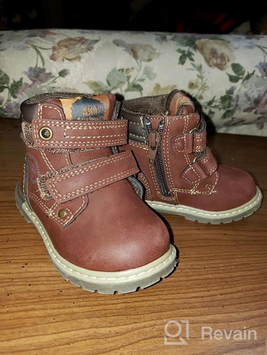 img 1 attached to 👼 Apakowa Boys' Toddler Cowboy Martin Boots - Shoes and Boots review by Ryan Cross