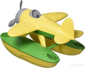 img 3 attached to 🌊 Green Toys Seaplane: Eco-Friendly Kids Bath Toy - Pretend Play, Motor Skills Development, No Harmful Chemicals. Made in USA from Recycled Plastic!