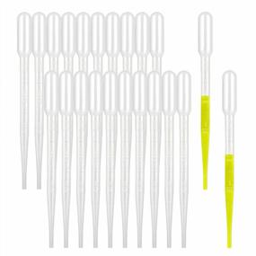 img 4 attached to 50 Pack 3Ml Plastic Transfer Pipettes Eye Dropper Moveland Pipettes Dropper