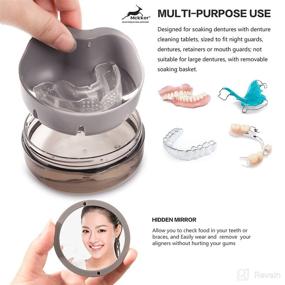 img 2 attached to 🧲 Ultimate Travel Companion: Magnetic Oral Care Strainer for Perfect Dental Hygiene