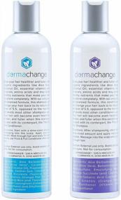 img 1 attached to Natural Hair Growth Shampoo And Conditioner Set - Sulfate Free, Vegan, Thicker Hair Regrowth With Vitamins - Hair Loss & Thinning Products - Curly Or Color Treated Hair - For Men And Women (8Oz)