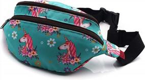 img 4 attached to Unleash Your Inner Unicorn With LParkin'S Stylish Women'S Waist Bag!