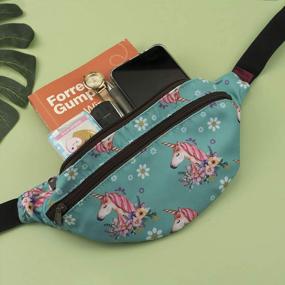 img 1 attached to Unleash Your Inner Unicorn With LParkin'S Stylish Women'S Waist Bag!