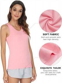 img 3 attached to Feel Comfortable And Stylish With Vislivin Women'S SuperSoft Camisole Stretch Tank Tops