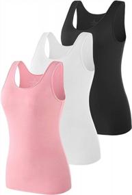 img 4 attached to Feel Comfortable And Stylish With Vislivin Women'S SuperSoft Camisole Stretch Tank Tops