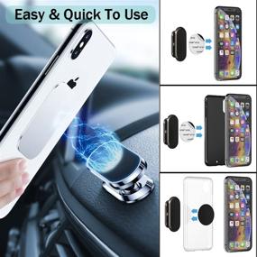 img 2 attached to Magnetic Universal Dashboard 360°Rotation Smartphones Car Electronics & Accessories