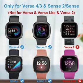 img 3 attached to USB-кабели для зарядки NANW, 2 шт. в упаковке, для смарт-часов Fitbit Versa/Sense Series — совместимые запасные аксессуары