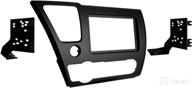 🚗 enhance your honda civic with the metra 95-7882b double din dash mount kit in black логотип