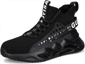 img 4 attached to ORISTACO Steel Toe Work Safety Sneakers - Breathable, Lightweight & Athletic For Construction Industries