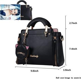 img 1 attached to Qiayime Designer Crossbody Shoulder Messenger Women's Handbags & Wallets : Satchels