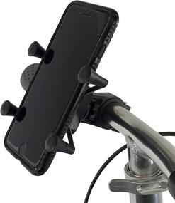 img 4 attached to Enhanced Mobility: KneeRover Universal Deluxe Phone Holder Mount for Knee Scooters