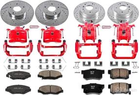 img 1 attached to Power Stop KC5389 1-Click Brake Kit: Улучшенная производительность с калипером для превосходной тормозной силы.