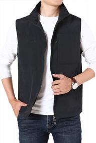 img 2 attached to 👕 Hixiaohe Men's Casual Lightweight Outdoor Vest for Work, Fishing, Photography, and Travel