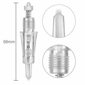 img 3 attached to Pack Of 10 CHUSE C18 U9(0.2Mm) Disposable Needles For Permanent Makeup And Tattooing With Protective Packaging