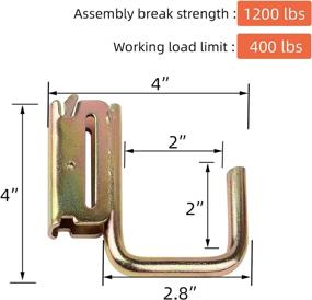 img 1 attached to Tie Down Accessories Attachments Enclosed Semi Trucks Exterior Accessories good for Truck Bed & Tailgate Accessories