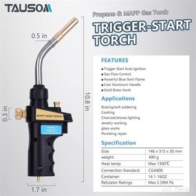 img 3 attached to TAUSOM Propane Trigger Adjustable Nozzle