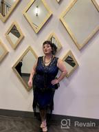 img 1 attached to Plus Size 1920S Flapper Dress By BABEYOND - V Neck, Beaded & Fringed review by Paul Powell