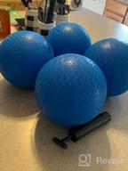 img 1 attached to Get Active With AppleRound'S 8.5-Inch Dodgeball Playground Balls - Bundle Of 4 Balls And 1 Pump For Official Size Games In Schools, Camps, And More review by Matthew Kocur