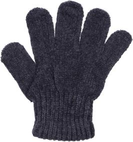 img 1 attached to Chenille Kids Gloves Warm Winter Girls' Accessories : Cold Weather